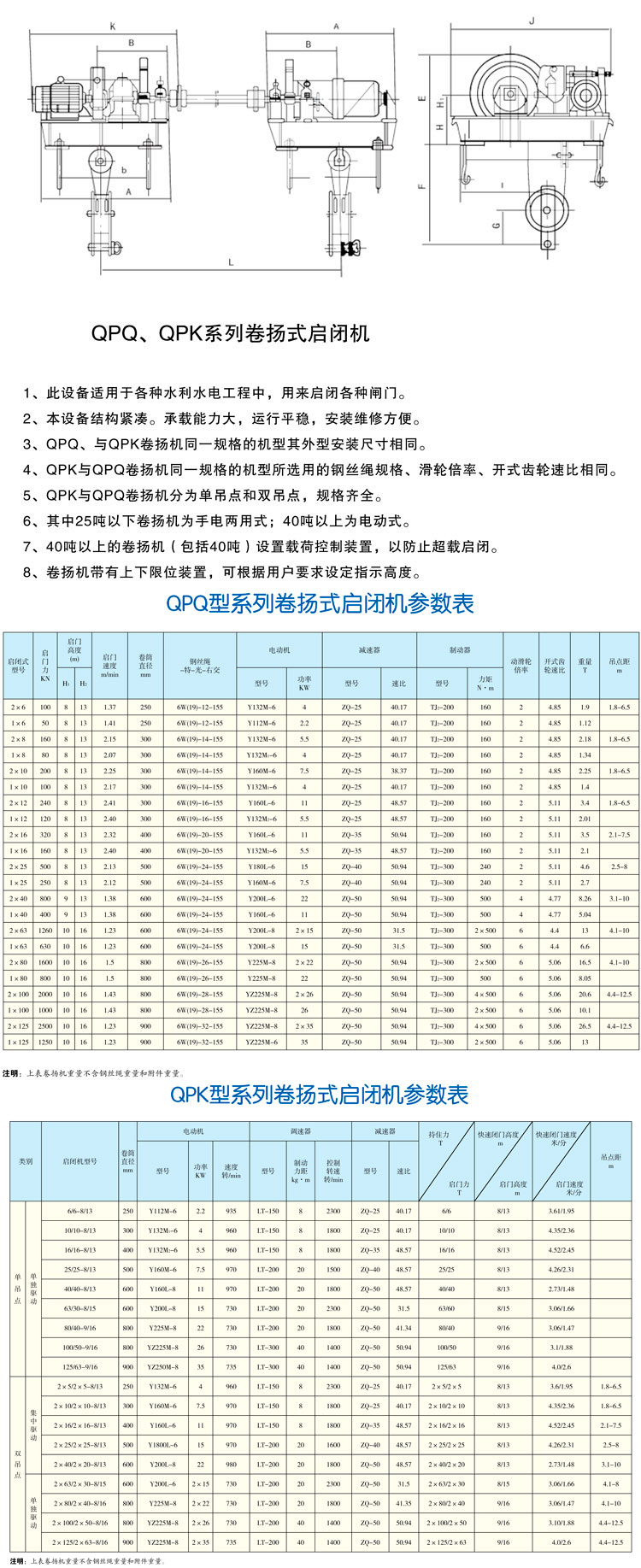 QPQ、QPK系列卷?yè)P(yáng)式啟閉機(jī)